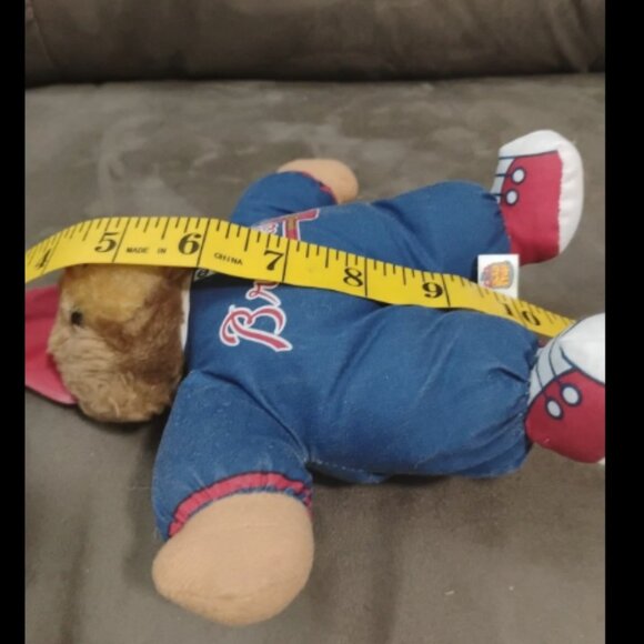 Atlanta Braves Baseball Bear Plush Stuffed Animal - Picture 12 of 12